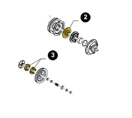 87529880 - Диск фрикц. муфты вкл. измельчителя ТС5080, ТС5.90